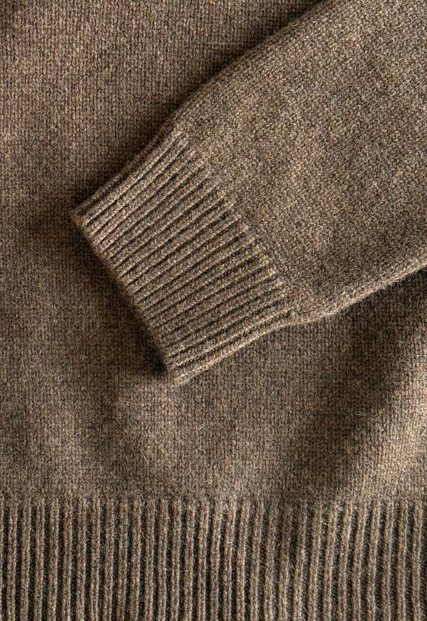 cashmere sweater Milano close up cuff