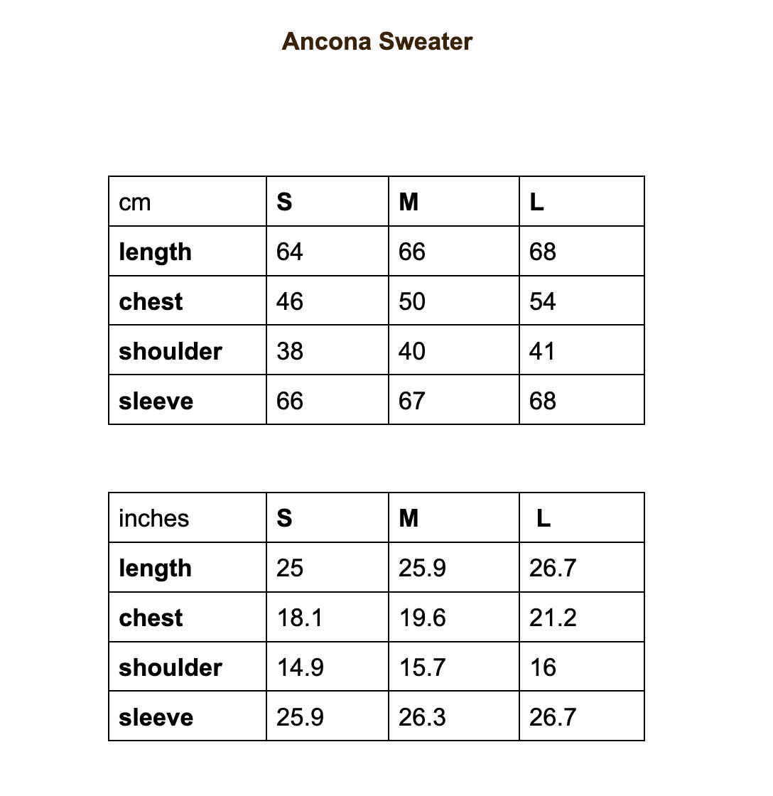 Ancona women's cashmere sweater