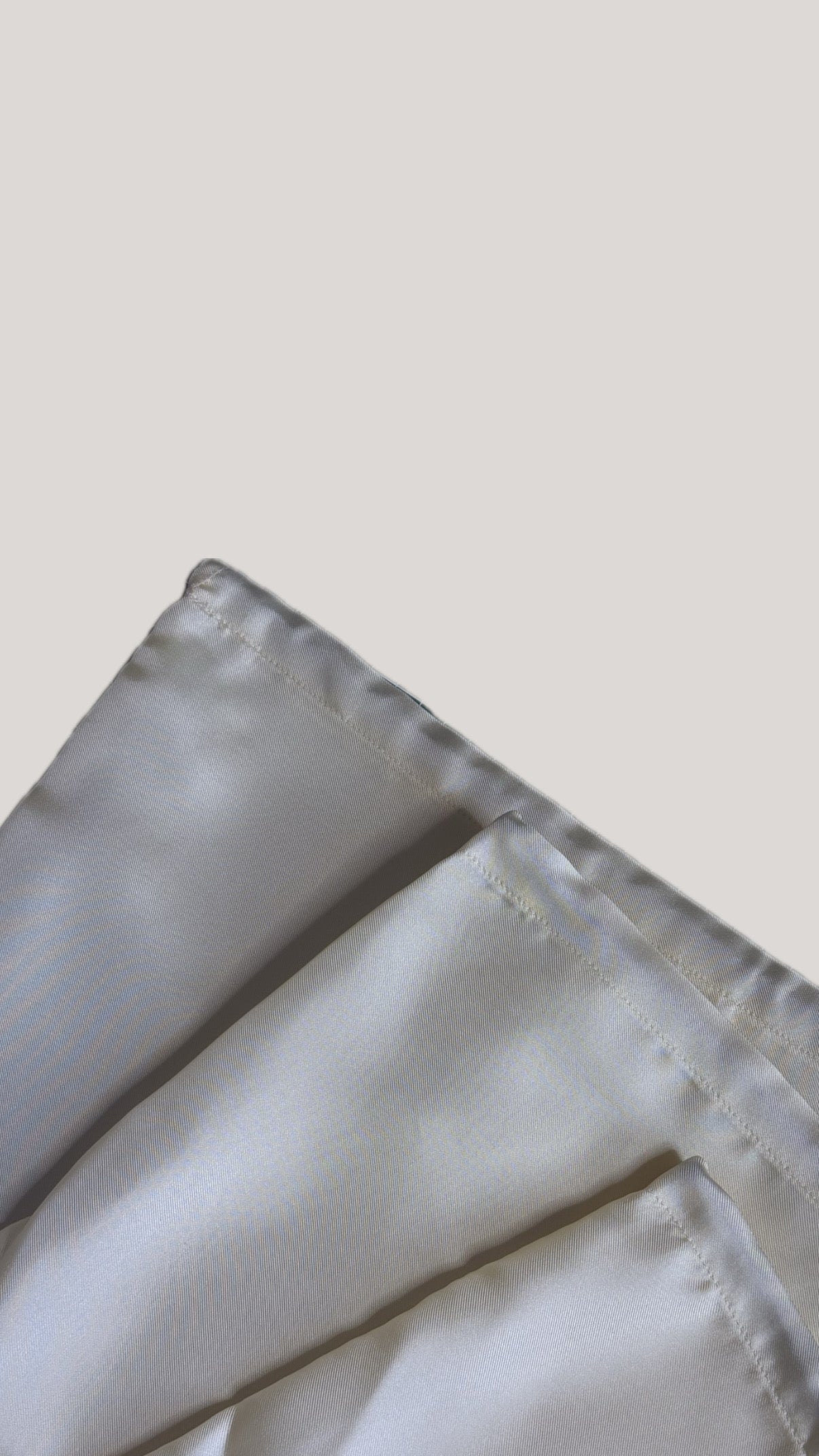 Silk dust bag